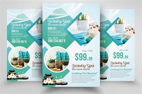 Beauty Spa Massage Flyer Template Graphic By Leza Sam · Creative Fabrica