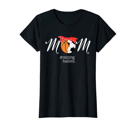 Womens Funny Basketball Mom Shirts Women Her Cute Gifts Soccer Mom T Shirt