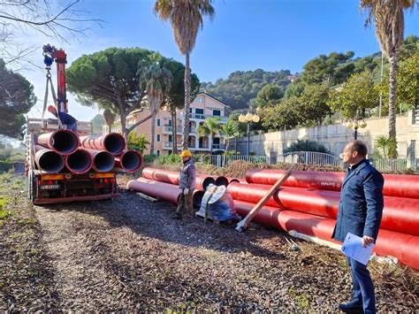 Rivieracqua Ha Avviato Ad Andora La Posa Delle Condotte Dellacquedotto