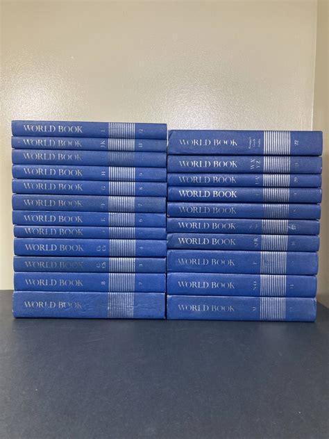 The World Book Encyclopedia Complete Set 1981 1981 Edition By