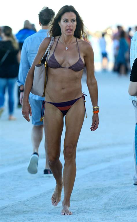 Kelly Bensimon In A Bikini At A Beach In Miami December 2014