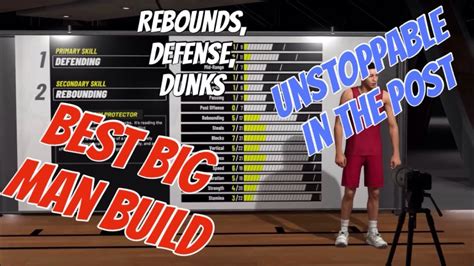 Crazy Center Build Overpowered Nba K Best Player Rebounding Rim