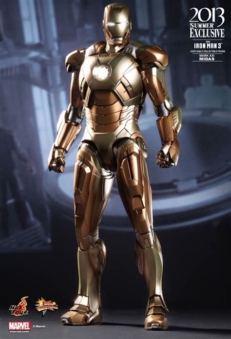 Hot Toys鐵甲奇俠 Iron Man Mark Midas 亮鉑電鍍金版 人偶 Toys Zone D 玩具兄弟