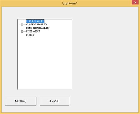 How Can You Start The Treeview In Vba Excel Userforms Without Any