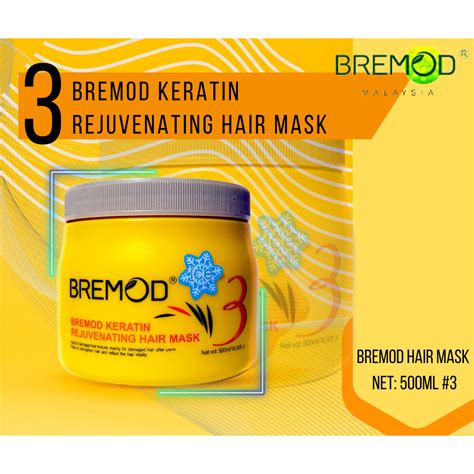 Bremod Keratin No Rejuvenating Hair Mask G Shopee Malaysia