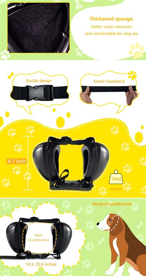 Noise Reduction Earmuffs for Dogs - Protect Their Hearing