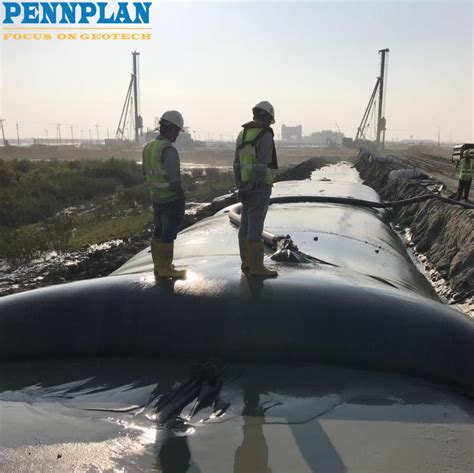 Pp Woven Geotextile Geobag Geotube Geotube And Dewatering Container