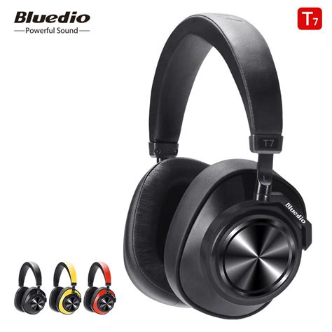 Bluedio T7 Bluetooth Headphones Custom Active Noise Canceling Over Ear