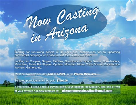 Casting Real People In Phoenix Arizona For Tv Commercial