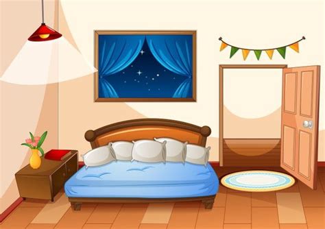 Bedroom Cartoon Picture ~ 3d Model Bedroom For Cartoon Kids Vr / Ar / Low-poly | Bocainwasul