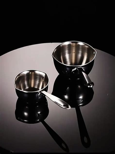 Butter Warmer Pot All In One Flat Induction Bottom Stainless Steel Mini Butter Hot Pot Milk Pot