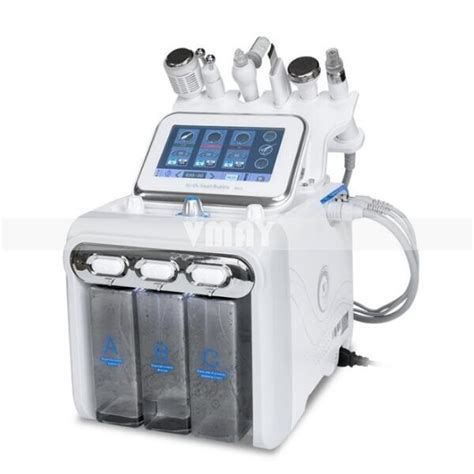 6 IN 1 Hydra Dermabrasion Ultrasonic RF Cold Hammer Skin Scrubber