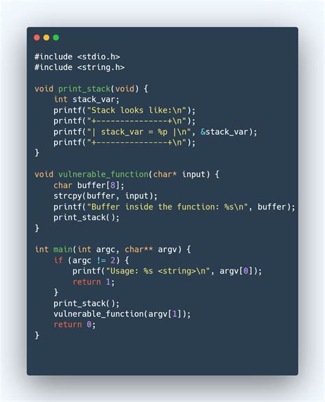 Overflow Vulnerabilities