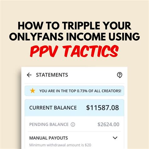 How to Triple Your Onlyfans Income With PPV Content | Onlyfans Ideas