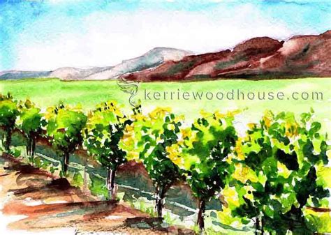 Vineyard Landscape Paintings - Achieving a Balance in Everyday Life — Kerrie Woodhouse - Easy ...