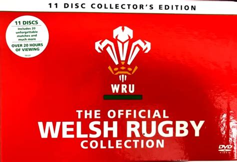 THE OFFICIAL WELSH Rugby Collection Dvd Boxset 11 Disc Collectors