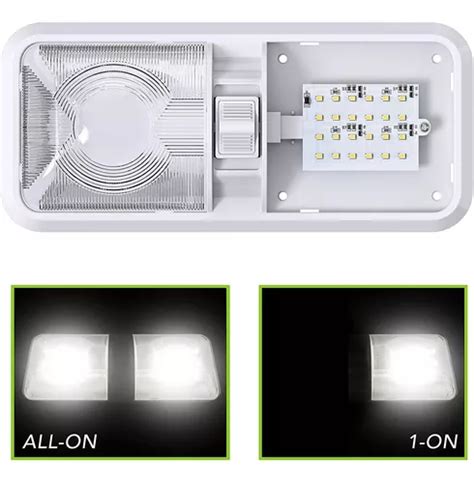 Paquete De 5 Luces Led Para Techo Con Doble Cúpula Interrup Envío gratis