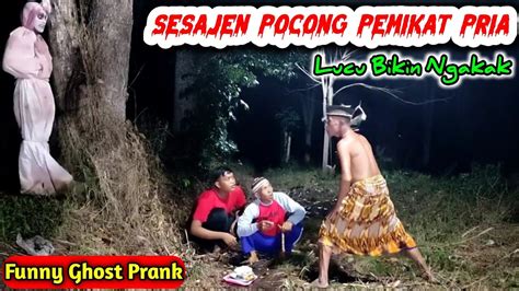 Sesajen Hantu Pocong Bikin Ngakak Auto Bikin Lari Kocar Kacir Ghost