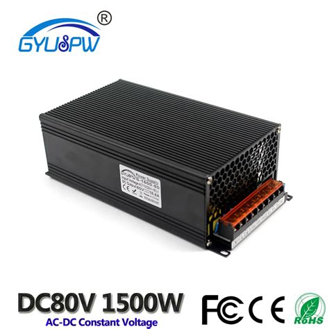 Universal Power Supply Dc 80v 18 6a 1500w Driver Light Transformer 110v