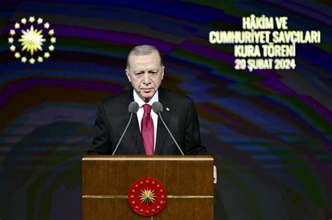 Cumhurbaşkanı Erdoğan Adli Yargı Hakim ve Cumhuriyet Savcıları ile