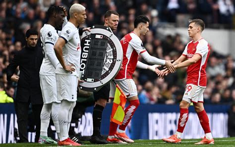 Arsenal Almost Blow Three Goal Lead After Tottenham Fightback In Derby