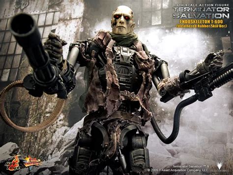 Hot Toys Terminator Endoskeleton T 600 Weathered Rubber Skin Version Figure Hypebeast