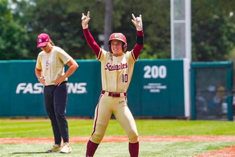 Fsu Softball Completes Sweep Of Louisville With Win On Senior Day