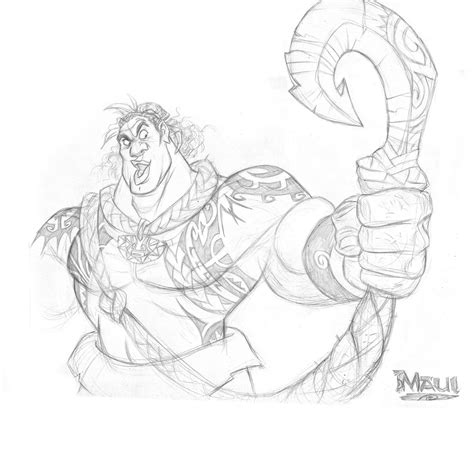 Мауи раскраска (большой выбор фото) - drawpics.ru