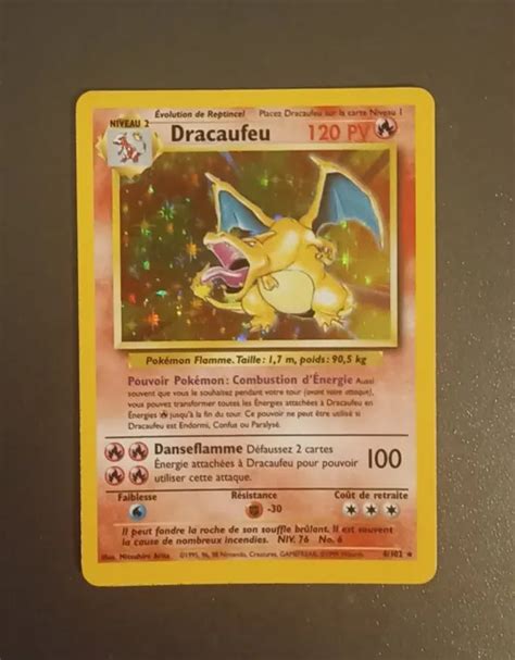 Pokemon Firecracker Card Holo Base Set Edition Wizards Fr Tbe