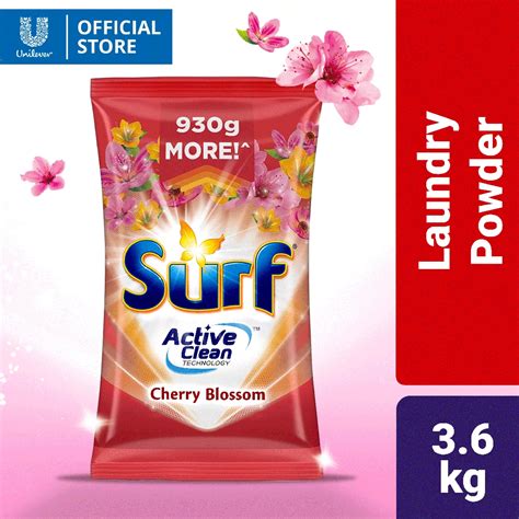 Surf Powder Detergent Cherry Blossom 3 6kg Pouch Shopee Philippines