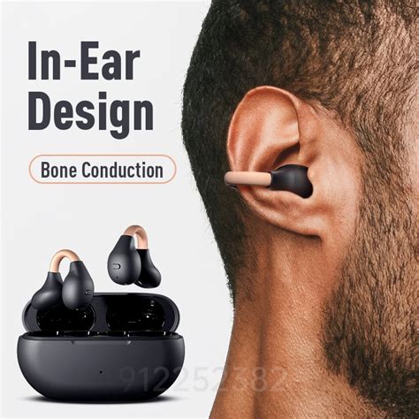 Couteurs Sans Fil Bluetooth Conduction Osseuse Clip D Oreille