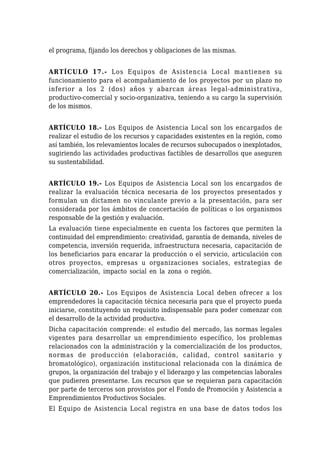 L Ley De Emprendimientos Productivos Pdf