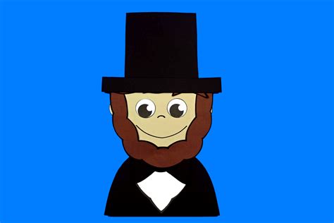 Abraham Lincoln President's Day Paper Craft Activity and Creative ...