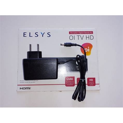 Fontes Para Receptor Oi Livre Elsys Fonte 12V 1 5 Ou 2A Plug P4 2 1x2