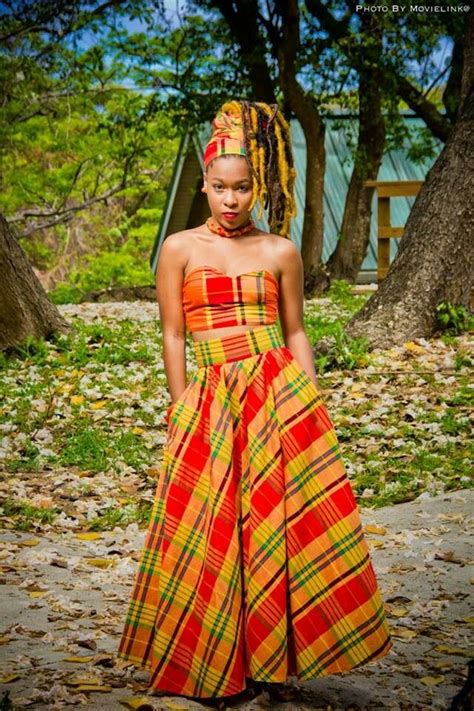 Carribean Girl Caribbean Fashion Carribean Fashion Traditional Dresses