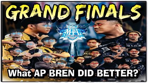 What AP BREN DID BETTER MPL PH S12 Grand Finals Game 5 Analysis AP