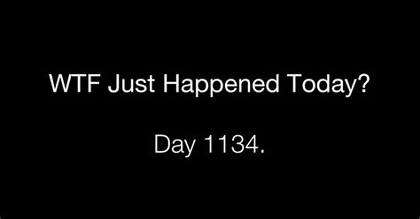 Day 1134 Muzzled What The Fuck Just Happened Today