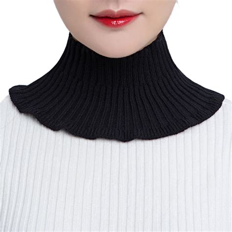 Hgycpp Fake Turtleneck Dickey Detachable Neckwarmer Half Top Mock