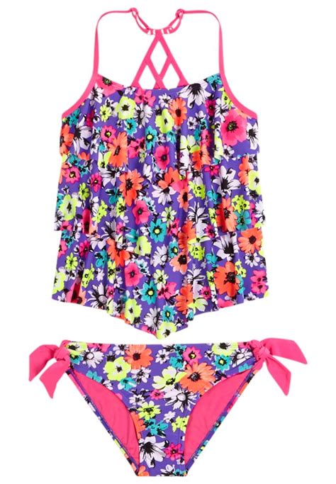 Floral Tankini Swimsuit Original Price 3590 Available At Justice