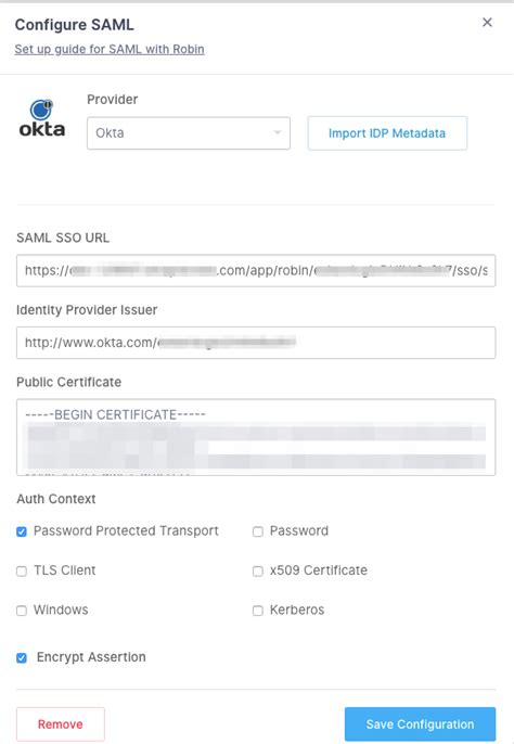 Enabling Single Sign On Via Okta Robin Help Center