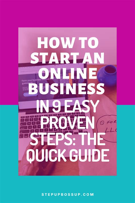 How To Start An Online Business In 9 Easy Proven Steps The Quick Guide