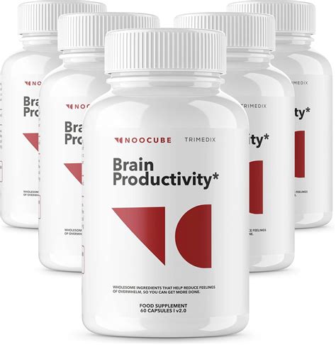 Trimedix 5 Pack Noocube For 150 Days Noocube Brain