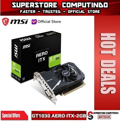 Jual Vga Msi Geforce Gt Gt Aero Itx Oc Gb Ddr Di Lapak