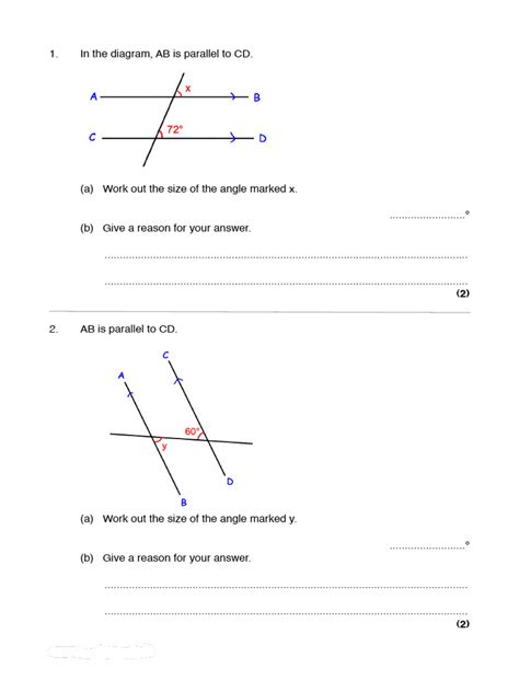 Angles Parallel Lines Download Free Pdf Elementary Geometry