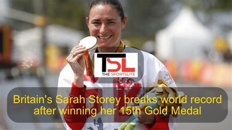 Tokyo Paralympics 2020 Britains Sarah Storey Breaks World Record