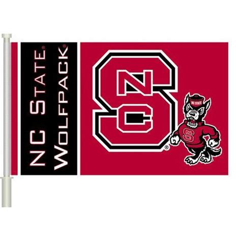 Nc State Wolfpack Car Flag Nc State Nc State Wolfpack North