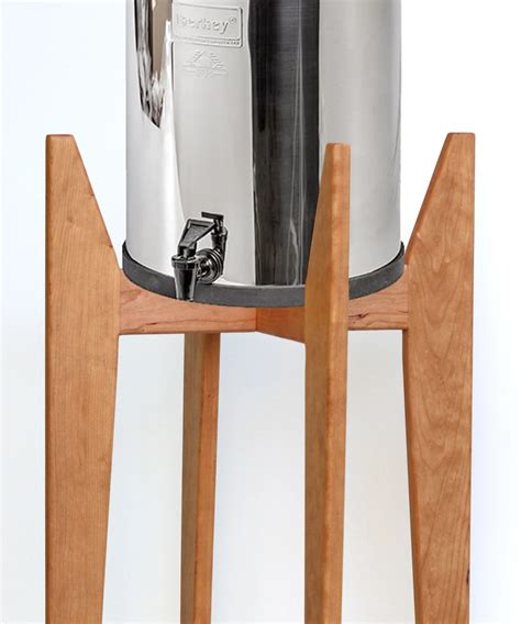 Water Filter Floor Stand Berkey Heavy Duty Cherry Wood Stand All Sizes Gravity Water Filter