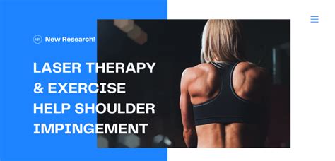 Laser Therapy And Exercise Help Shoulder Impingement Mississauga And