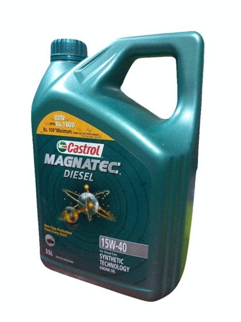 Castrol Magnatec 15w40 Synthetic Technology Diesel Engine Oil Can Of 3