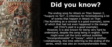 Interesting fact about the Season 2 Ending song : r/titanfolk